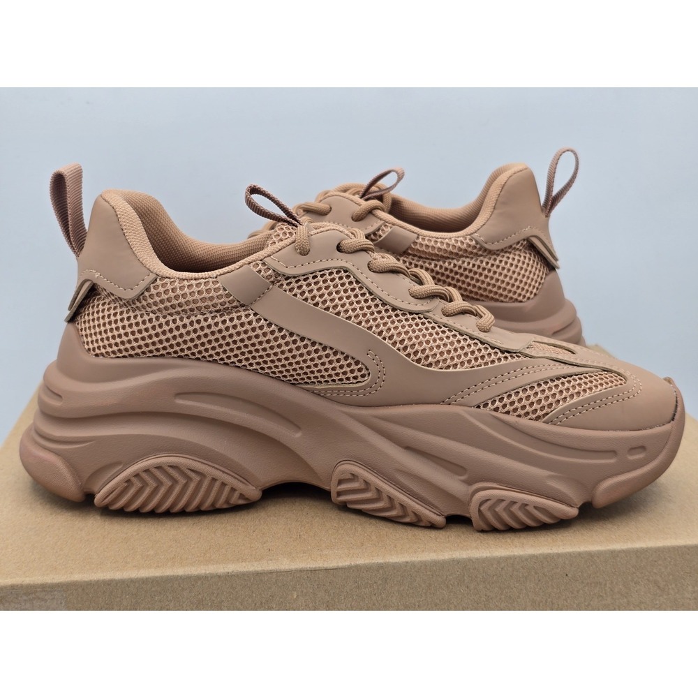 Womens Steve Madden Possession Sneakers - Almond Brown - Sz 7.5 - Picture 6 of 13